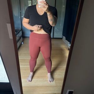 Vuori Woman’s Performance Legging, Medium, Burnt Orange